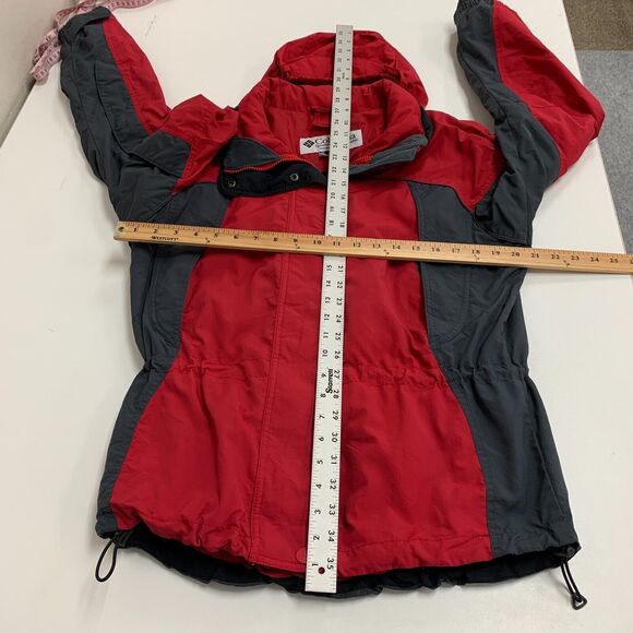 Columbia Interchange Jacket Womens M Medium Red Full Zip *No Removable Lining - Picture 10 of 15